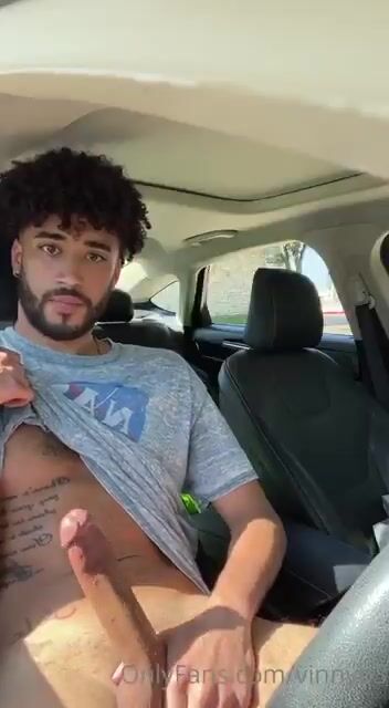 Vinny's car cock cum