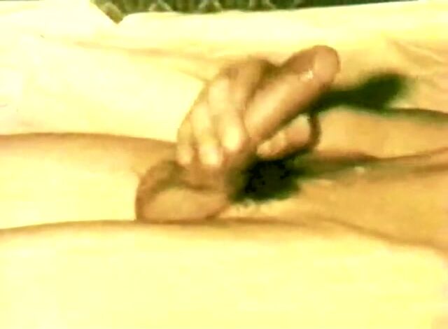 Vintage twink solo jerk off session