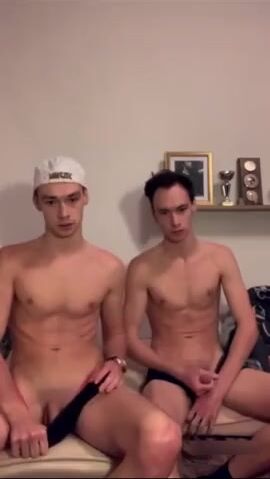 Vit & jan bures real twins shows his dick