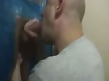 Redneck gives vocal straight blowjob