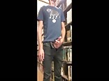 Wanking in the library