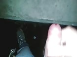 高速道路の横でオナニー