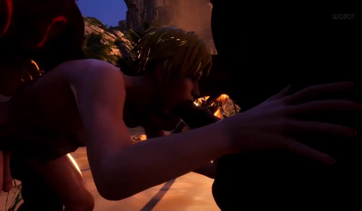 Cartoon warrior's gay porn reward