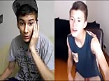 Webcam-boys ficken bareback während sie jammen