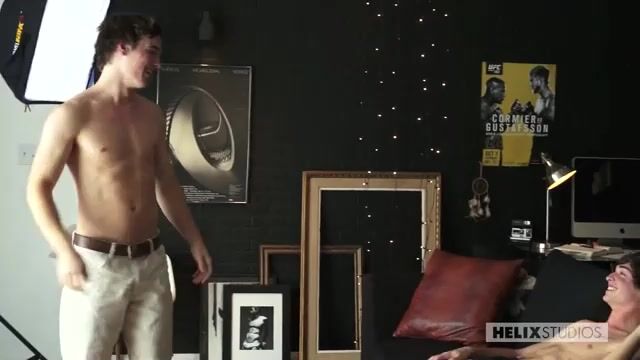 Horny photographer fucks twink