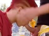 Picknick-jungs in porno-action