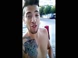 Shower broken at home: hot twink gets daddy's raw cock