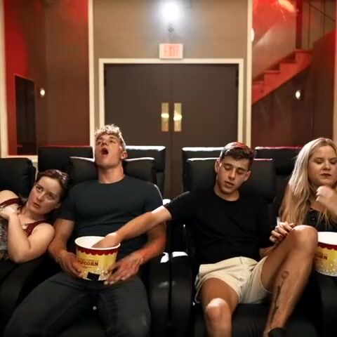 Brother’s popcorn sparks bareback twink cock fun