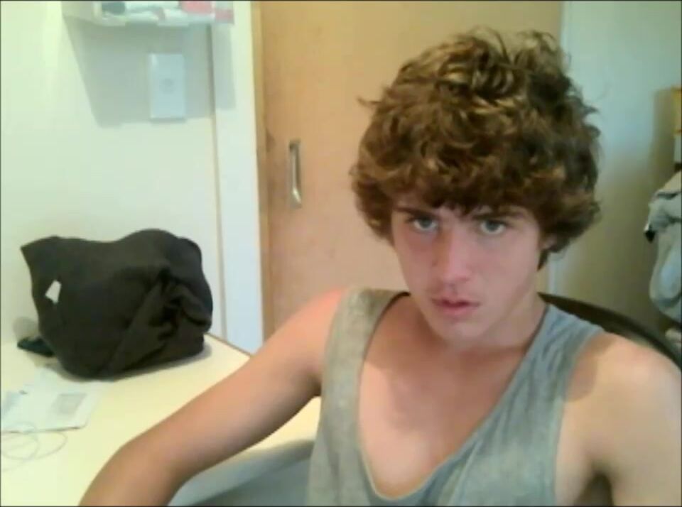 College boys wild hair wank cam show