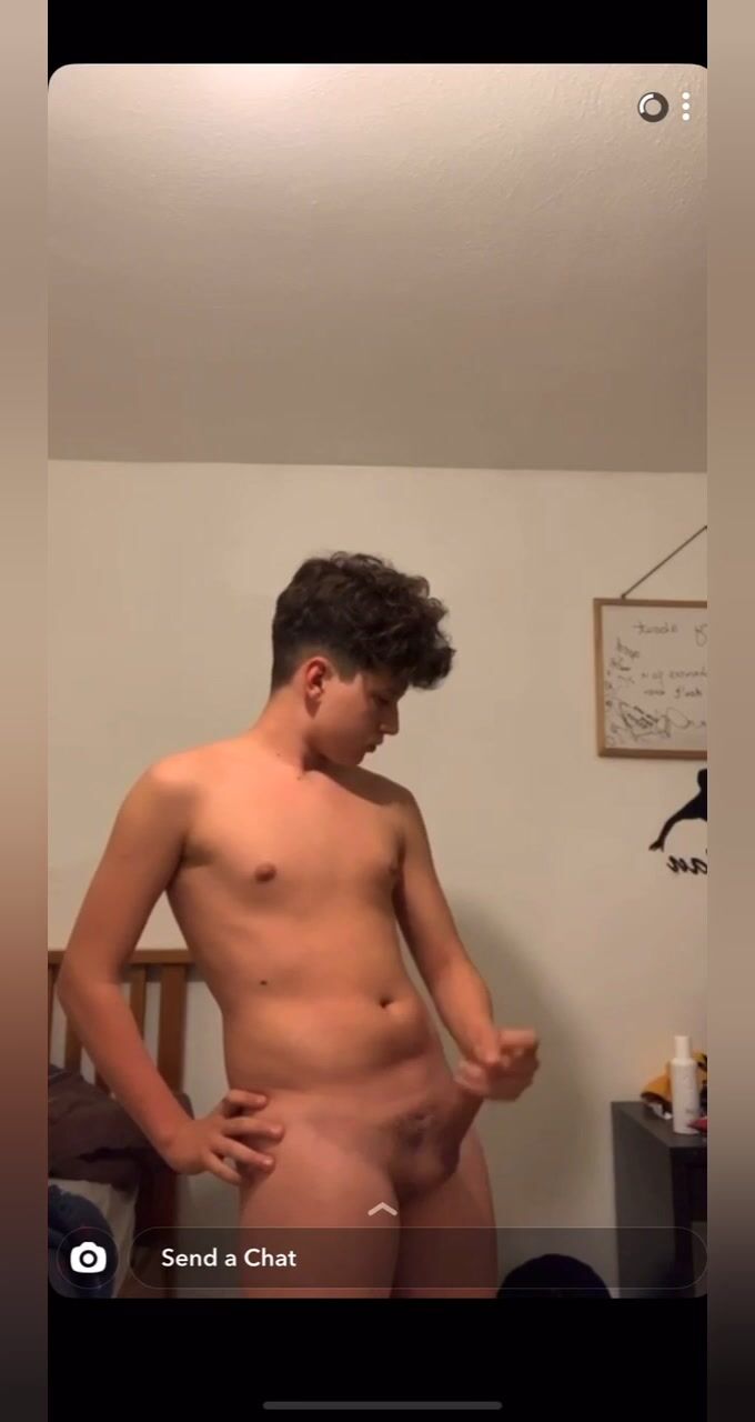 Dude strokes his big dick
