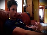 Soccer player xander trains hard after gay porn practice