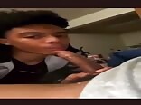 Big black dick gets sucked by young black teen