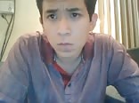 拉丁帅哥在 webcam 上直播撸他的大粗鸡巴