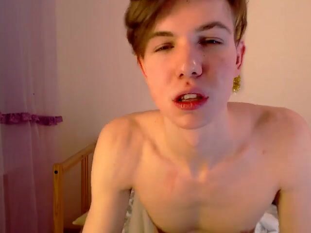Young val shows off his big twink cock